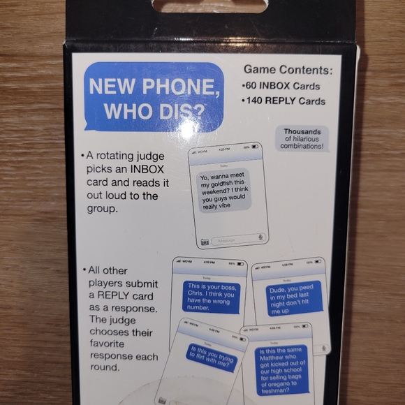 What Do You Meme New Phone Who Dis On The Go Party Card Game Ages 13+ and Up New - Picture 5 of 7